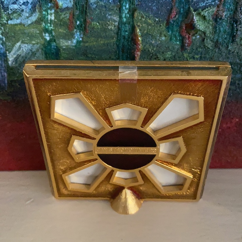 Jay Strongwater Red Enamel Swarovski Square Frame - Picture 3 of 9